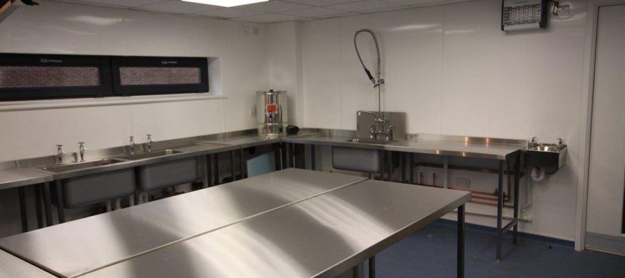 Fully equipped commercial kitchen
