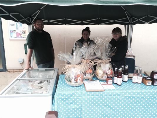 Redborne Farm Shop stall at the Food Fair
