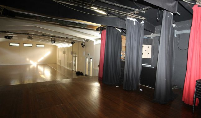 Back Stage Area Curtains