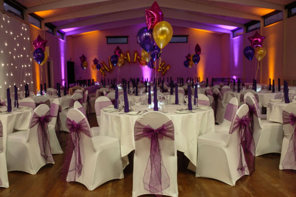 Main Hall setup for a Bat Mitzvah party Photo: ©Catherine Pound Photography