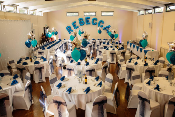 Main Hall setup for a Bat Mitzvah party Photo: ©Catherine Pound Photography